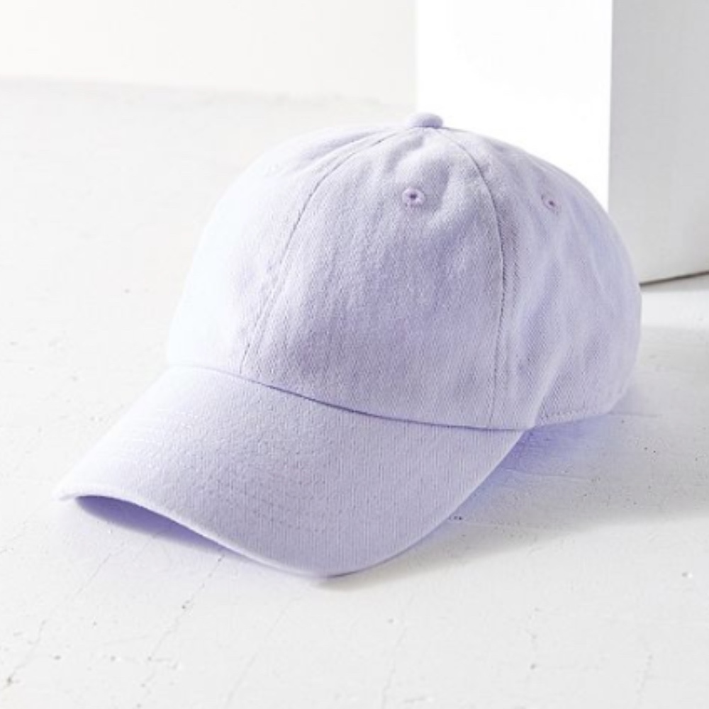 lavender baseball cap